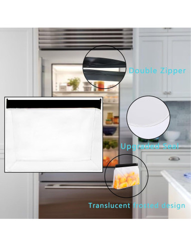 3 Bolsas de Almacenamiento de Hielo Reutilizables UlifeBetter 25x18.5cm