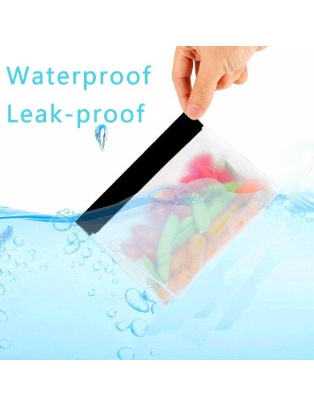 3 Bolsas de Almacenamiento de Hielo Reutilizables UlifeBetter 25x18.5cm