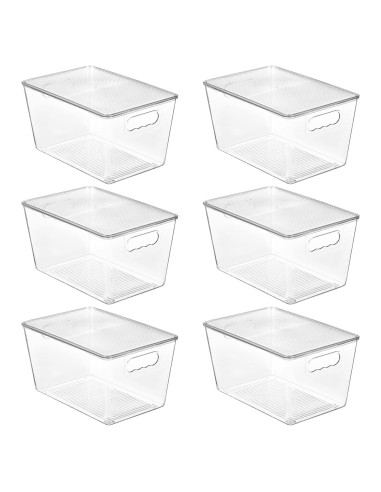 Contenedores de Almacenamiento Vtopmart 6 Piezas Apilables