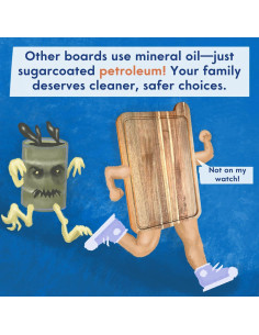 Juego de 3 Tablas de Cortar Ecológicas Ziruma - Madera de Acacia 2