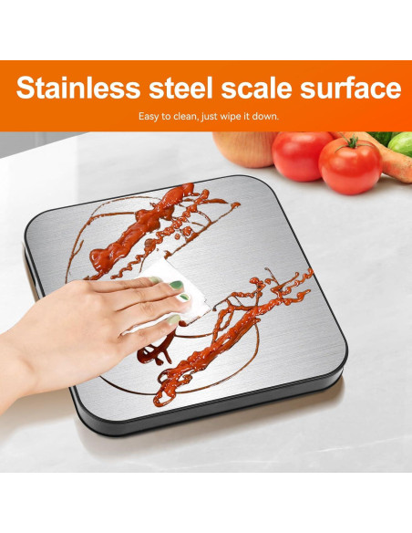 Báscula de Cocina Inalámbrica SHGMEET 15 kg Digital LCD