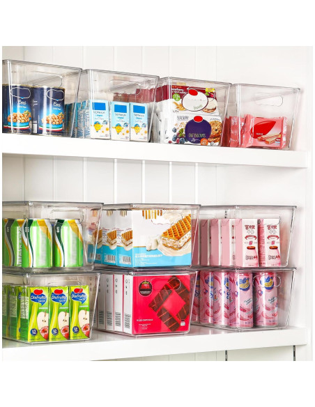 Contenedores de Almacenamiento Vtopmart 6 Piezas Apilables Contenedores de Almacenamiento Vtopmart 6 Piezas Apilables