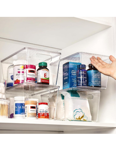 Contenedores de Almacenamiento Vtopmart 6 Piezas Apilables