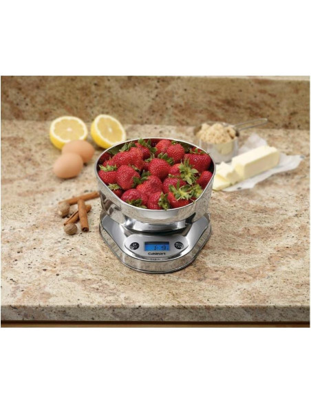 Balanza Electrónica de Cocina Cuisinart KML-K03B Plata 4.99 kg