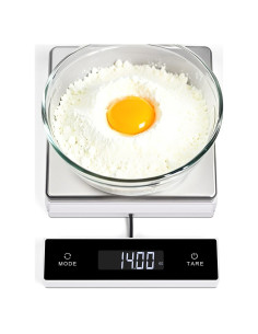 Báscula Digital de Cocina THINKSCALE 5kg Acero Inoxidable Pantalla Desplegable