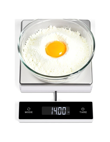 Báscula Digital de Cocina THINKSCALE 5kg Acero Inoxidable Pantalla Desplegable