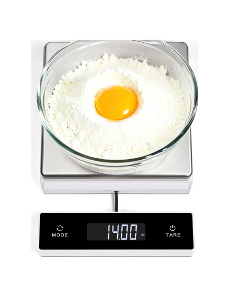 Báscula Digital de Cocina THINKSCALE 5kg Acero Inoxidable Pantalla Desplegable