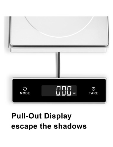 Báscula Digital de Cocina THINKSCALE 5kg Acero Inoxidable Pantalla Desplegable