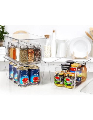 Contenedores de Almacenamiento Vtopmart 6 Piezas Apilables