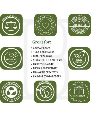 Soporte de Incienso de Madera de Mango Ecológico Azul 30.48 cm