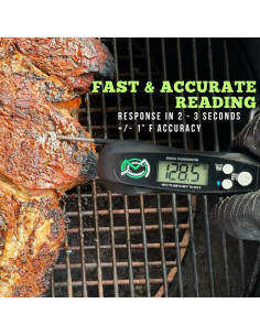 Termómetro Digital de Carne a Prueba de Agua - Lectura Rápida 3-4s 2