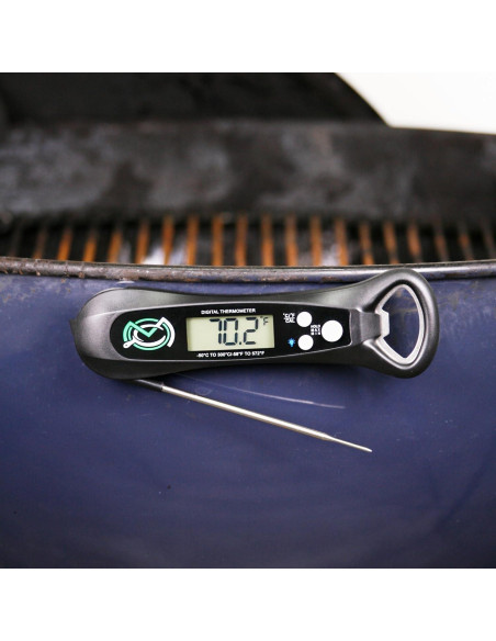 Termómetro Digital de Carne a Prueba de Agua - Lectura Rápida 3-4s