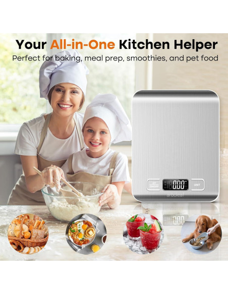 Escala de Cocina Digital Arboleaf 10kg Acero Inoxidable