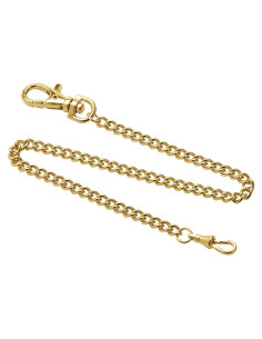 Cadena de Reloj de Bolsillo Gotham Acero Inoxidable 14 cm