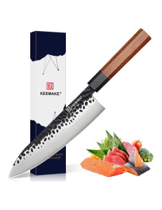 Cuchillo de Chef Gyuto KEEMAKE 20.3 cm Acero Alto Carbono