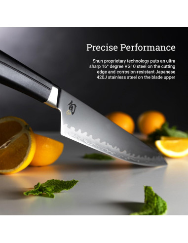 Cuchillo de Chef Shun Sora 20 cm Acero VG10 Forjado