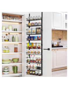 Organizador de Despensa Churboro 9 Niveles Ajustable Negro