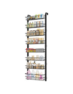 Organizador de despensa MIAOLI 8 niveles ajustable negro