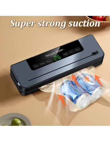 Máquina de Sellado al Vacío Lwuey 5 en 1 con 50 Bolsas