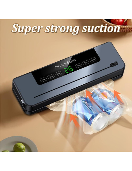 Máquina de Sellado al Vacío Lwuey 5 en 1 con 50 Bolsas