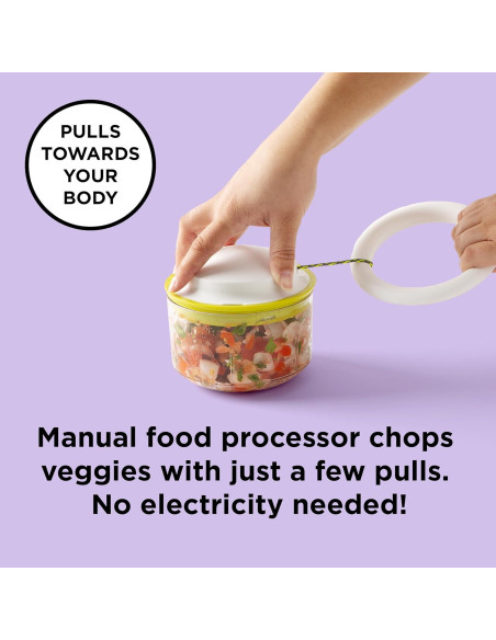 Picador Manual de Alimentos Chef'n VeggiChop 0.9L Blanco