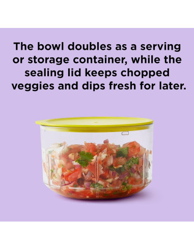 Picador Manual de Alimentos Chef'n VeggiChop 0.9L Blanco