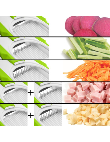 Mandolina Vertical Starfrit Pump'n'Slice - Corte Ajustable 0.5-8mm