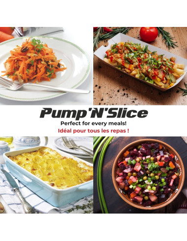 Mandolina Vertical Starfrit Pump'n'Slice - Corte Ajustable 0.5-8mm