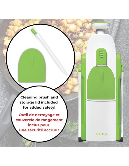 Mandolina Vertical Starfrit Pump'n'Slice - Corte Ajustable 0.5-8mm