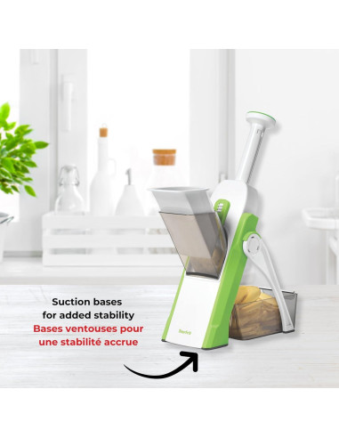 Mandolina Vertical Starfrit Pump'n'Slice - Corte Ajustable 0.5-8mm