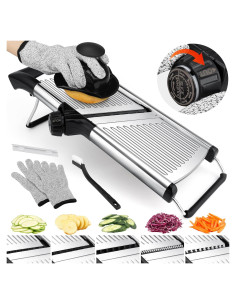 Cortador de Mandolina Ajustable BINGBING- Acero Inoxidable 42cm