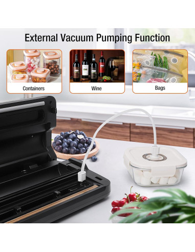 Máquina de Sellado al Vacío ESLKNOE VSM-001 90Kpa 14 en 1