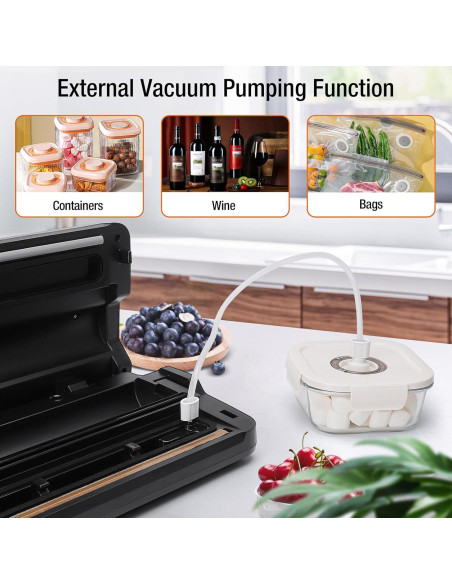 Máquina de Sellado al Vacío ESLKNOE VSM-001 90Kpa 14 en 1