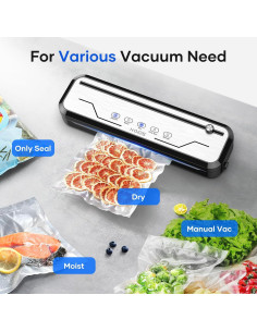 Selladora al Vacío KOIOS HK048 con Kit de Inicio y Cortador 2