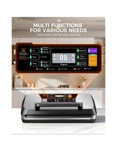 Máquina de Sellado al Vacío MZROT Automática 230W 95Kpa Completa 2