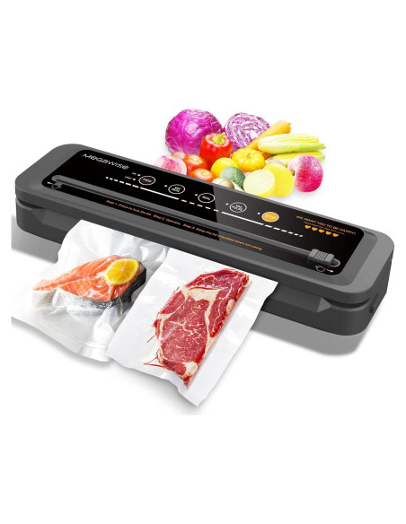 Máquina Selladora al Vacío MegaWise VS6620 - 80kPa, Automática, Incluye Bolsas