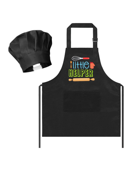 Conjunto Delantal y Gorro Chef Niños R HORSE Ajustable