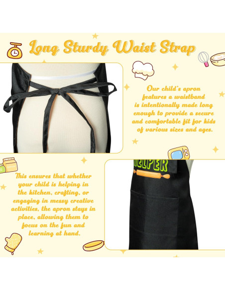 Conjunto Delantal y Gorro Chef Niños R HORSE Ajustable