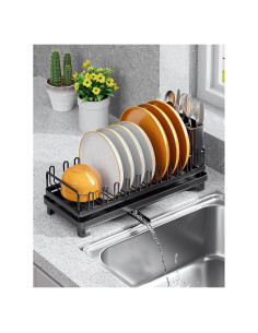 Escurridor de Platos Pequeño OKZEST con Drenaje Automático