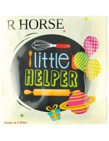 Conjunto Delantal y Gorro Chef Niños R HORSE Ajustable