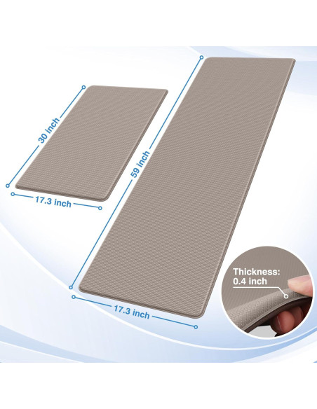 Alfombrillas Antifatiga StepRite 2PCS 43.9x76.2cm Caqui
