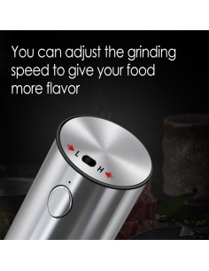 Juego de Molinillos Eléctricos de Sal y Pimienta Theresduet 2