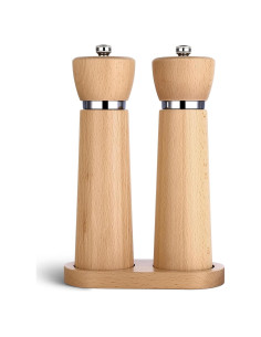 Juego de Molinillos de Sal y Pimienta TLYSXPRO Madera Haya 21 cm