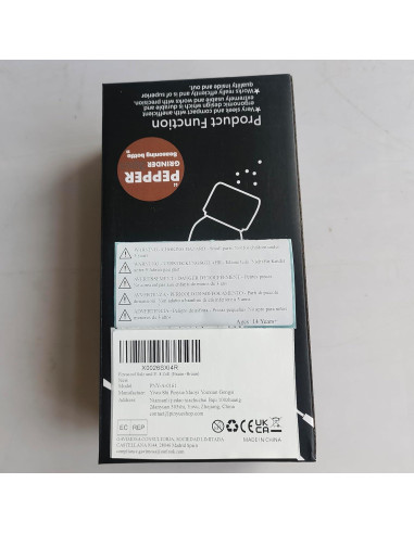 Juego de Molinillos de Sal y Pimienta Foyucool 20.32 cm Ajustable