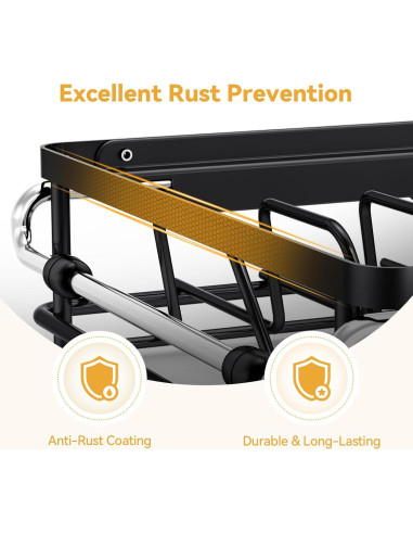 Escurridor de Platos Expandible TOOLF Compacto 53 cm Acero Inoxidable