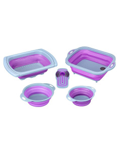 Juego de cocina de silicona colapsable 10 piezas PurpleChef