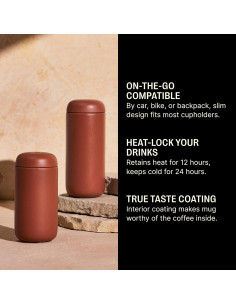 Taza de Viaje Fellow Carter Move 0.47 L Acero Inoxidable Sienna 2