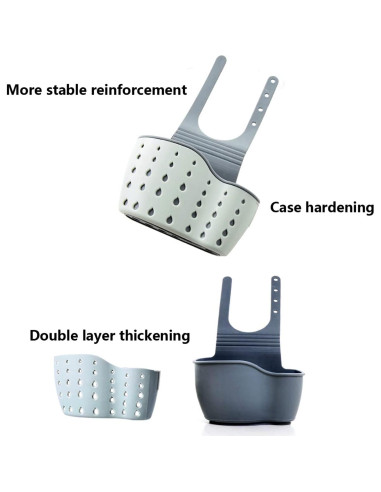 Cesta de Fregadero YYAALOA Estante de Almacenamiento Verde Salvia