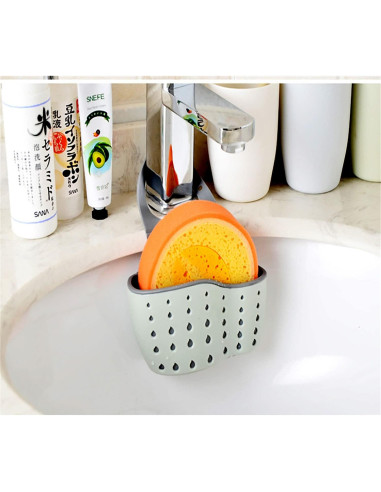 Cesta de Fregadero YYAALOA Estante de Almacenamiento Verde Salvia