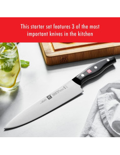 Set de Cuchillos ZWILLING Twin Signature 3 Piezas Afilados 2